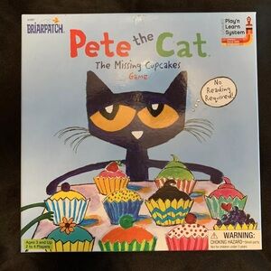 Pete the Cat The Missing Cupcakes Board Game by Briarpatch Complete